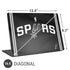NBA San Antonio Spurs Jersey Universal Laptop 16.6in (13.4 x 9.7in) Skin